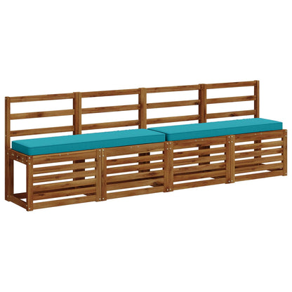 1-Piece Bench Cushion VUGHT 100% Polyester Turquoise