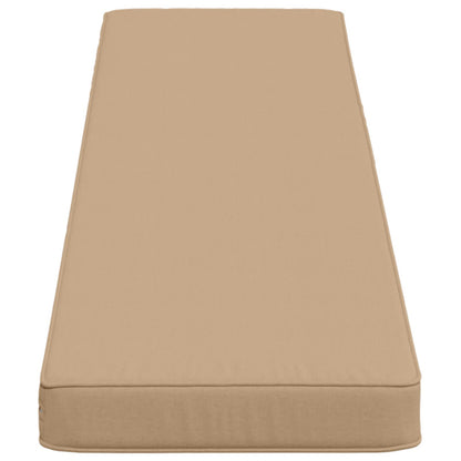 1-Piece Bench Cushion VUGHT 100% Polyester Sand 140 x 30 x 5 cm