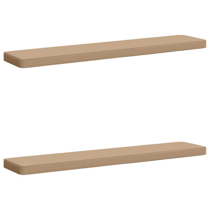 2-Piece Bench Cushions VUGHT 2 pcs 100% Polyester Sand