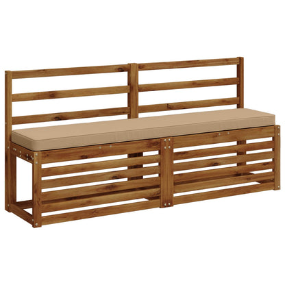 2-Piece Bench Cushions VUGHT 2 pcs 100% Polyester Sand