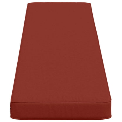 1-Piece Bench Cushion VUGHT 100% Polyester Red 140 x 30 x 5 cm
