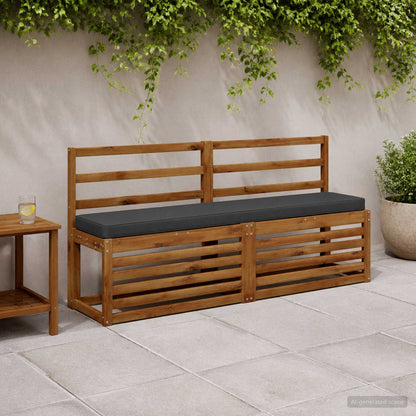 1-Piece Bench Cushion VUGHT 100% Polyester Anthracite