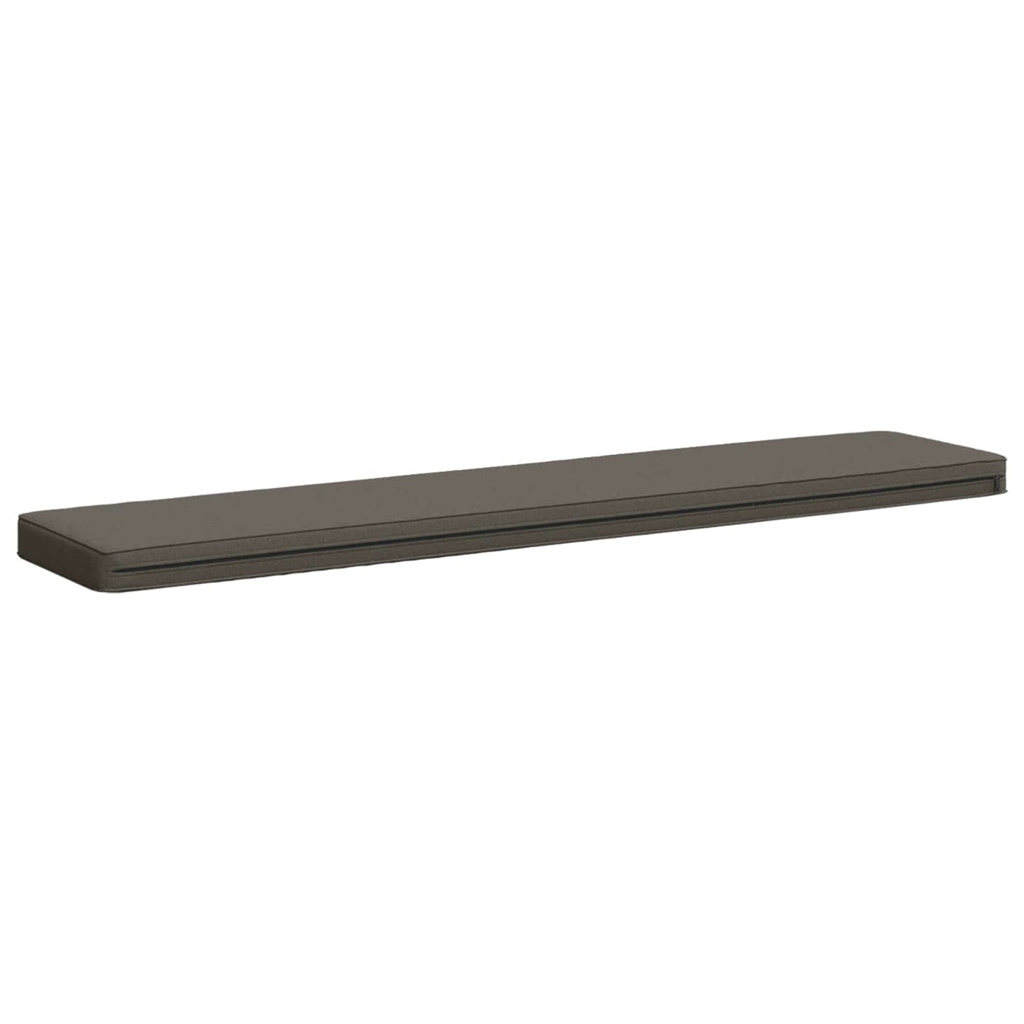 1-Piece Bench Cushion VUGHT 100% Polyester Grey 140 x 30 x 5 cm