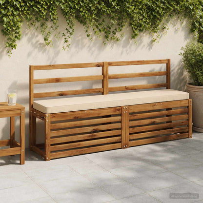 1-Piece Bench Cushion VUGHT 100% Polyester Cream