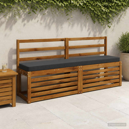 1-Piece Bench Cushion VUGHT 100% Polyester Anthracite
