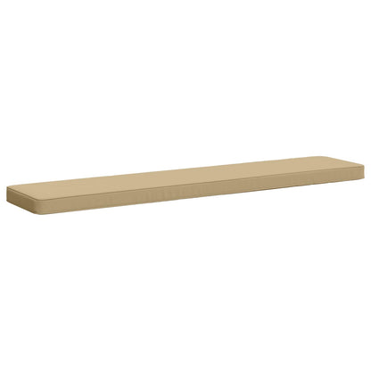1-Piece Bench Cushion VUGHT 100% Polyester Beige