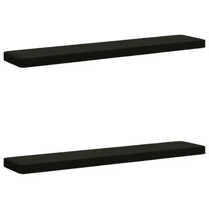 2-Piece Bench Cushions VUGHT 2 pcs 100% Polyester Black