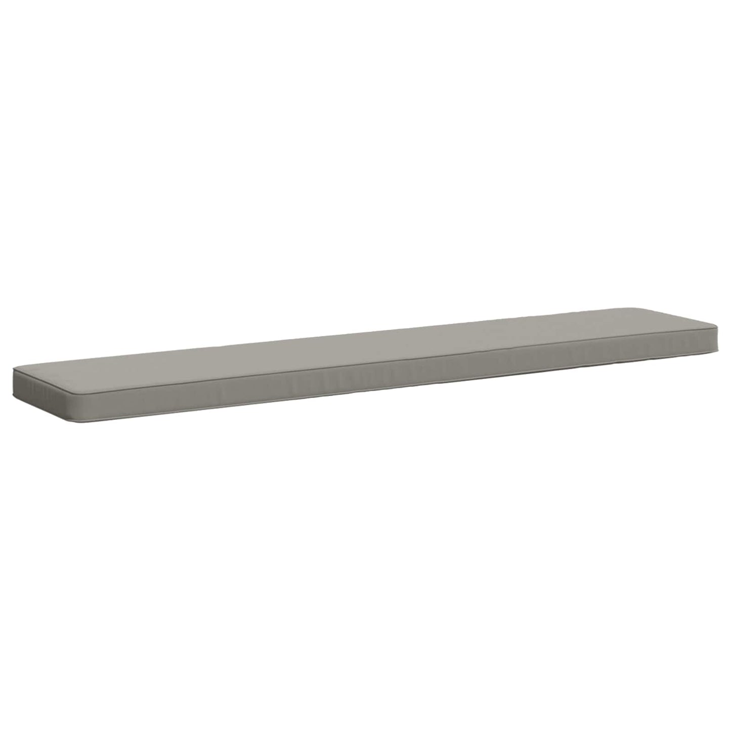 1-Piece Bench Cushion VUGHT 100% Polyester Grey 140 x 30 x 5 cm