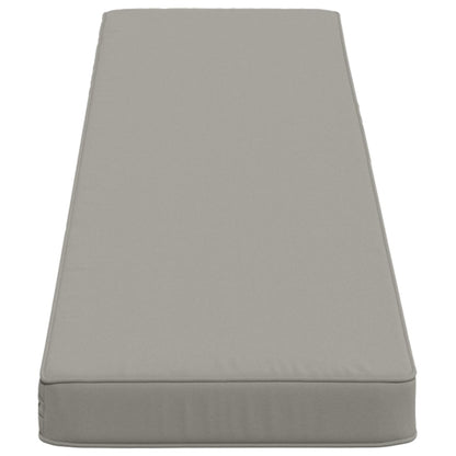 2-Piece Bench Cushions VUGHT 2 pcs 100% Polyester Grey