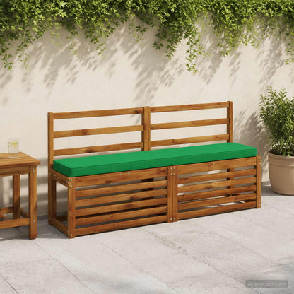 2-Piece Bench Cushions VUGHT 2 pcs 100% Polyester Green