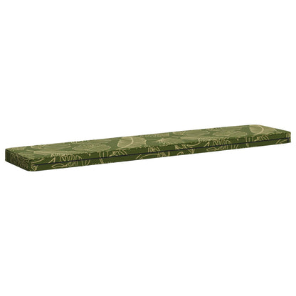 1-Piece Bench Cushion VUGHT 100% Polyester Leaf Design