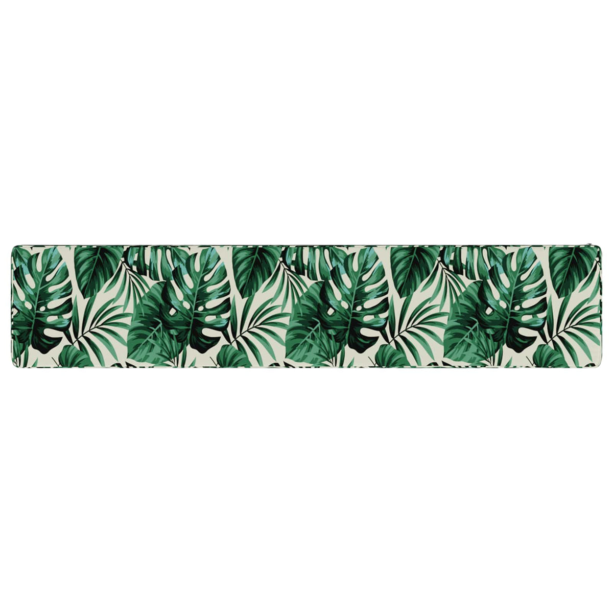 1-Piece Bench Cushion VUGHT 100% Polyester Leaf Pattern