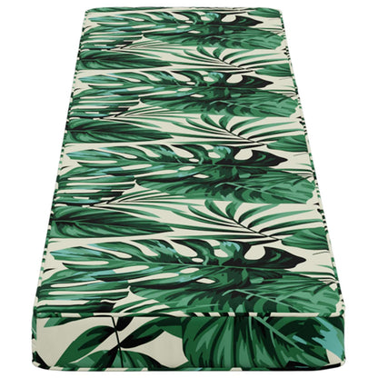 2-Piece Bench Cushions VUGHT 2 pcs 100% Polyester Leaf Pattern