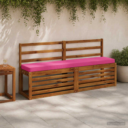 2-Piece Bench Cushions VUGHT 2 pcs 100% Polyester Pink
