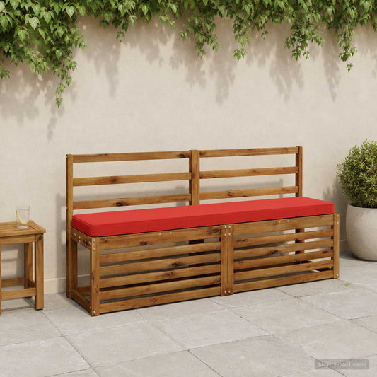 2-Piece Bench Cushions VUGHT 2 pcs 100% Polyester Red