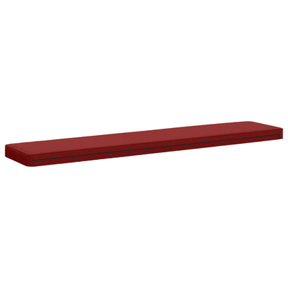 2-Piece Bench Cushions VUGHT 2 pcs 100% Polyester Wine Red