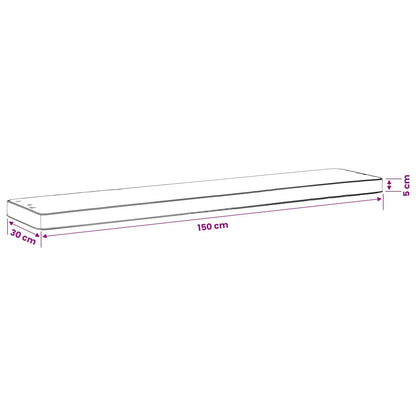 1-Piece Bench Cushion VUGHT 100% Polyester Light Green