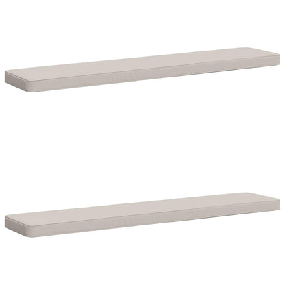 2-Piece Bench Cushions VUGHT 2 pcs 100% Polyester White