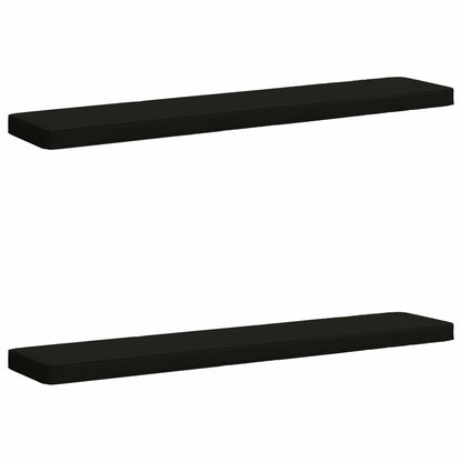 2-Piece Bench Cushions VUGHT 2 pcs 100% Polyester Black