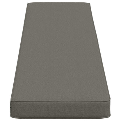 2-Piece Bench Cushions VUGHT 2 pcs 100% Polyester Grey