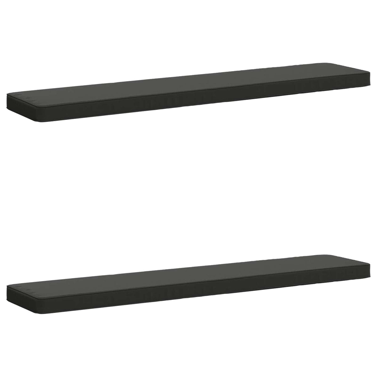 2-Piece Bench Cushions VUGHT 2 pcs 100% Polyester Anthracite