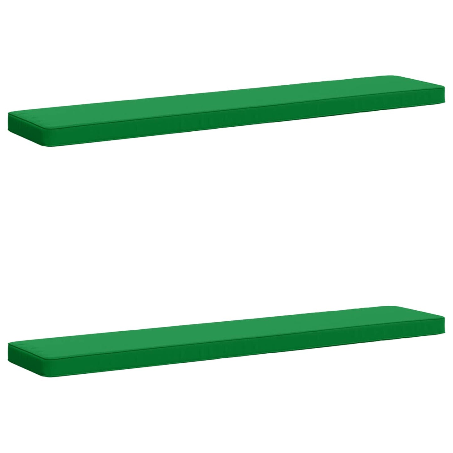 2-Piece Bench Cushions VUGHT 2 pcs 100% Polyester Green