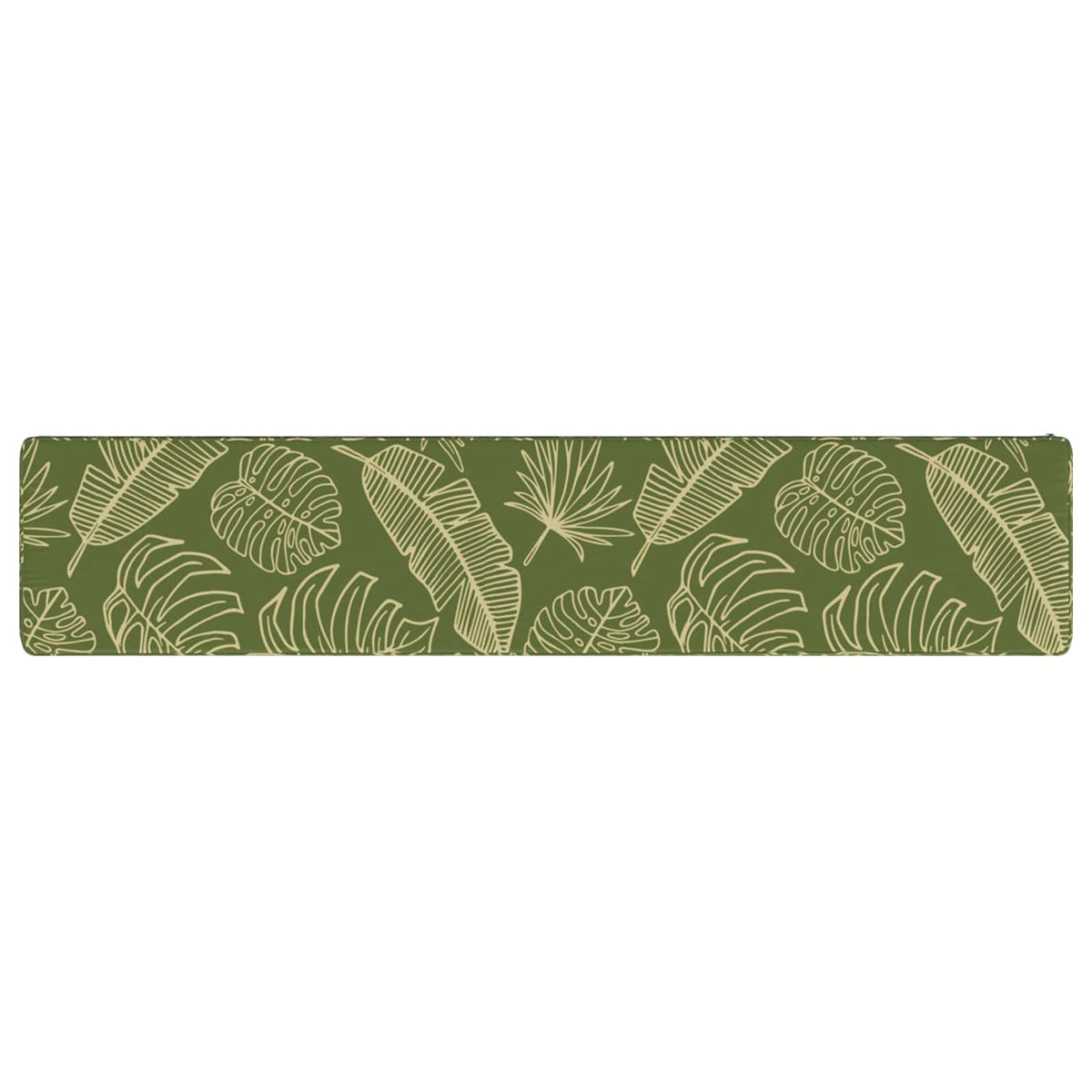 1-Piece Bench Cushion VUGHT 100% Polyester Leaf Design