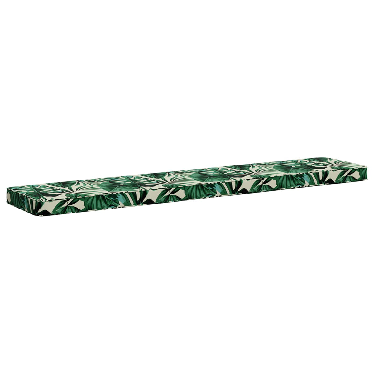 1-Piece Bench Cushion VUGHT 100% Polyester Leaf Pattern