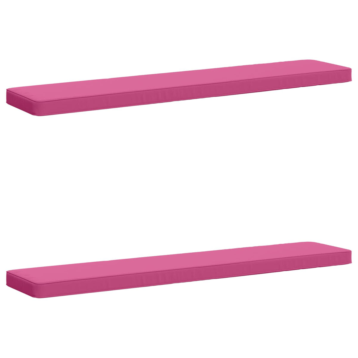 2-Piece Bench Cushions VUGHT 2 pcs 100% Polyester Pink