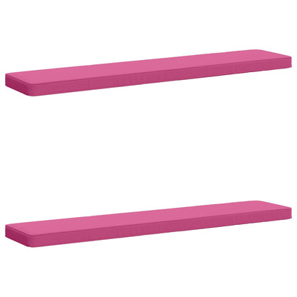2-Piece Bench Cushions VUGHT 2 pcs 100% Polyester Pink