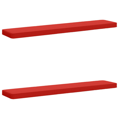 2-Piece Bench Cushions VUGHT 2 pcs 100% Polyester Red