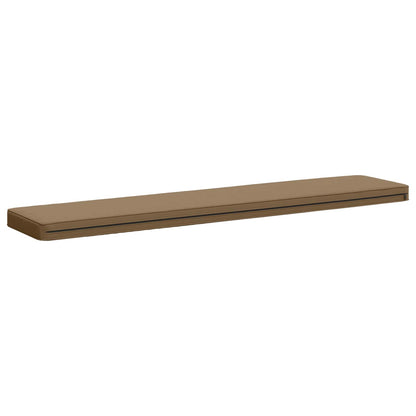 1-Piece Bench Cushion VUGHT 100% Polyester Taupe