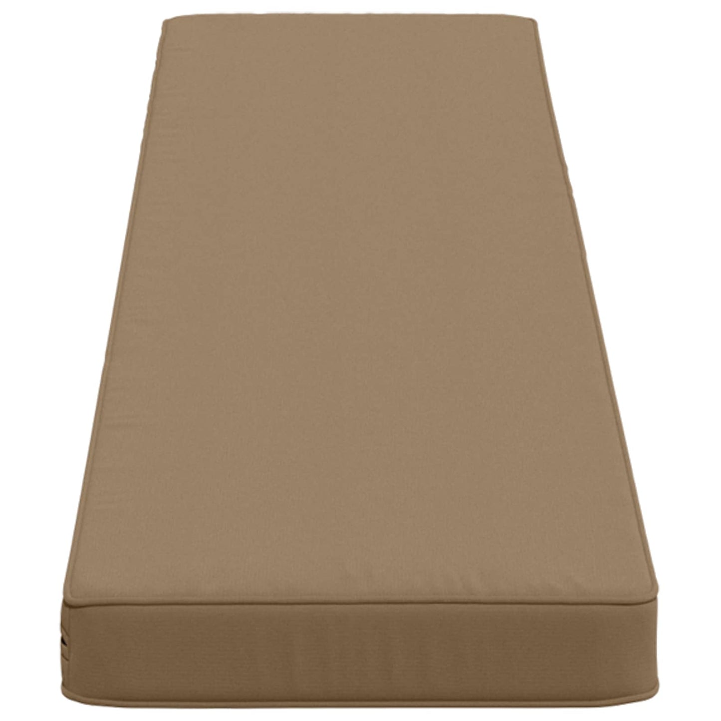 2-Piece Bench Cushions VUGHT 2 pcs 100% Polyester Taupe