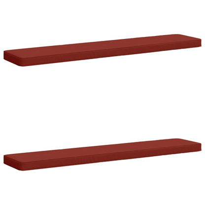 2-Piece Bench Cushions VUGHT 2 pcs 100% Polyester Red
