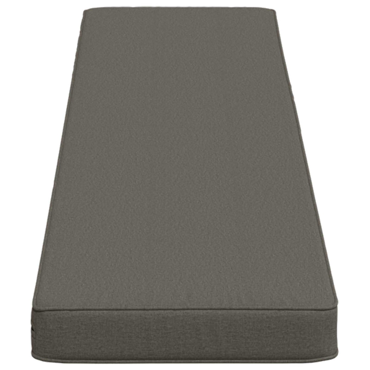 2-Piece Bench Cushions VUGHT 2 pcs 100% Polyester Grey