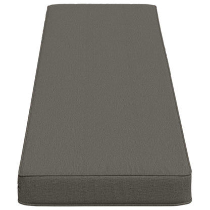 2-Piece Bench Cushions VUGHT 2 pcs 100% Polyester Grey
