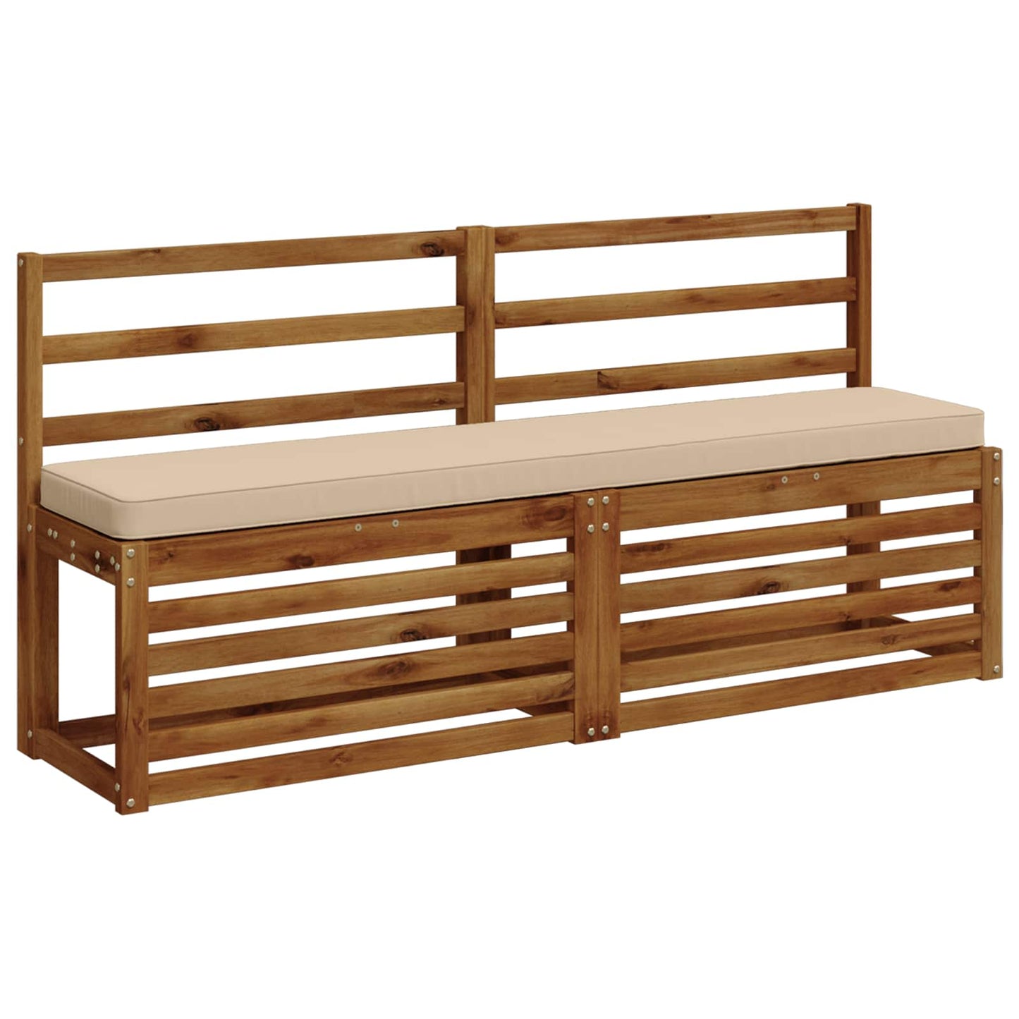 1-Piece Bench Cushion VUGHT 100% Polyester Cream