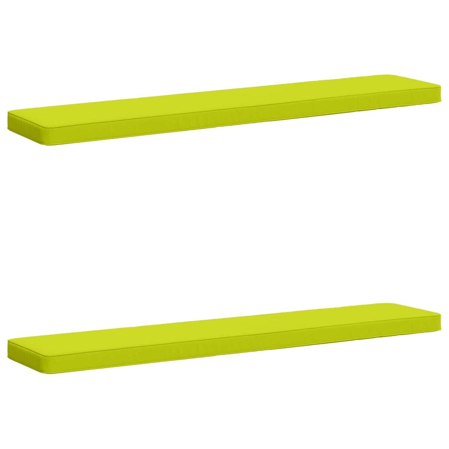 2-Piece Bench Cushions VUGHT 2 pcs 100% Polyester Bright Green