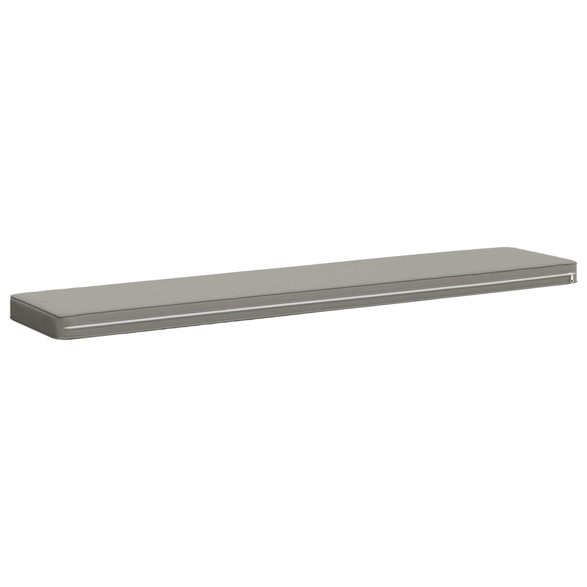 1-Piece Bench Cushion VUGHT 100% Polyester Grey 160 x 30 x 5 cm