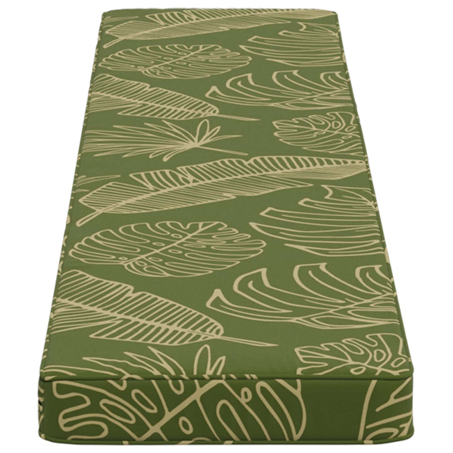1-Piece Bench Cushion VUGHT 100% Polyester Leaf Design