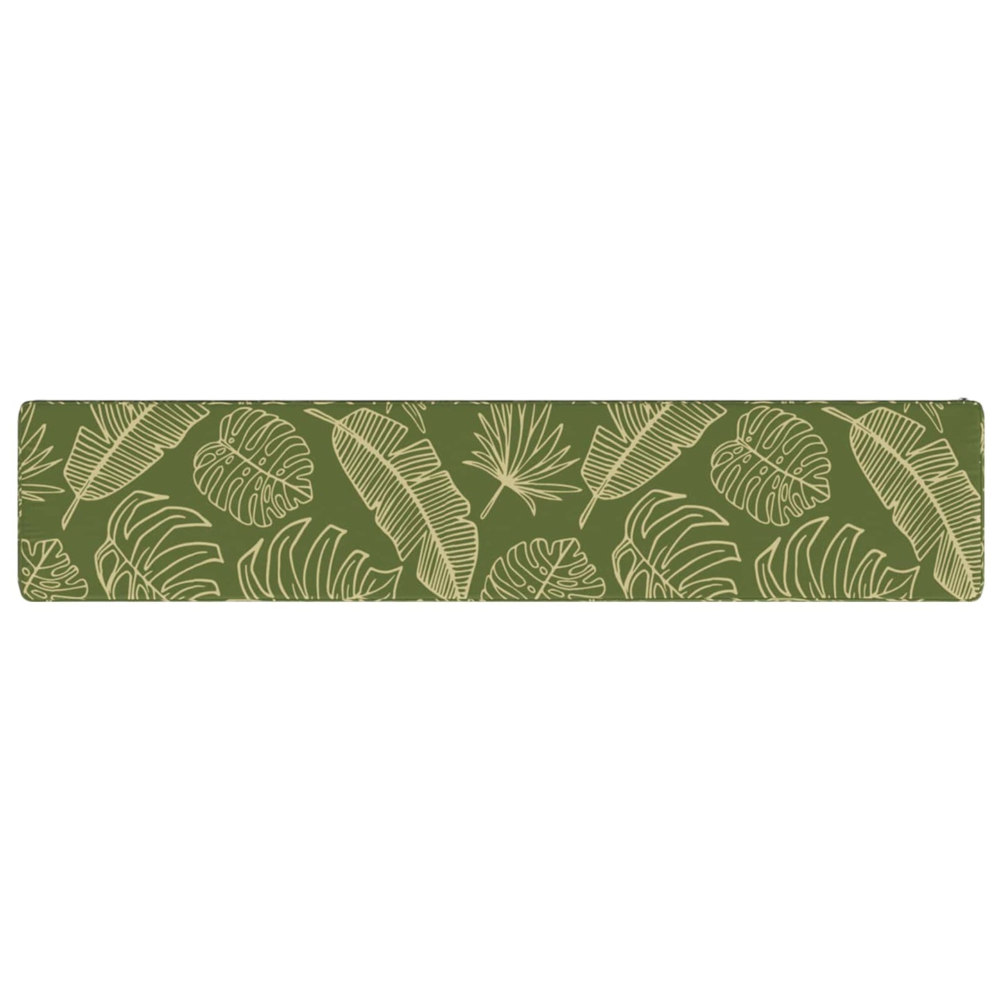 1-Piece Bench Cushion VUGHT 100% Polyester Leaf Design