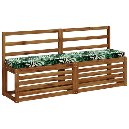 1-Piece Bench Cushion VUGHT 100% Polyester Leaf Pattern