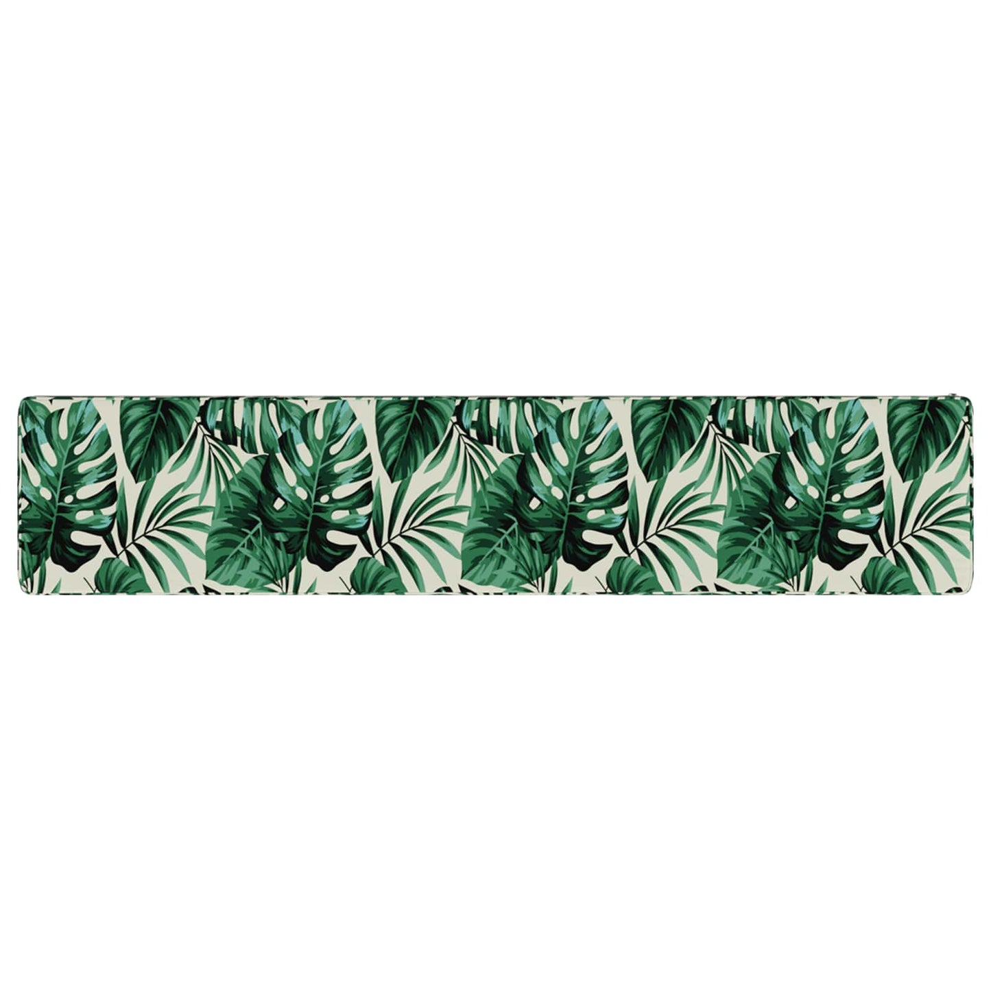 1-Piece Bench Cushion VUGHT 100% Polyester Leaf Pattern