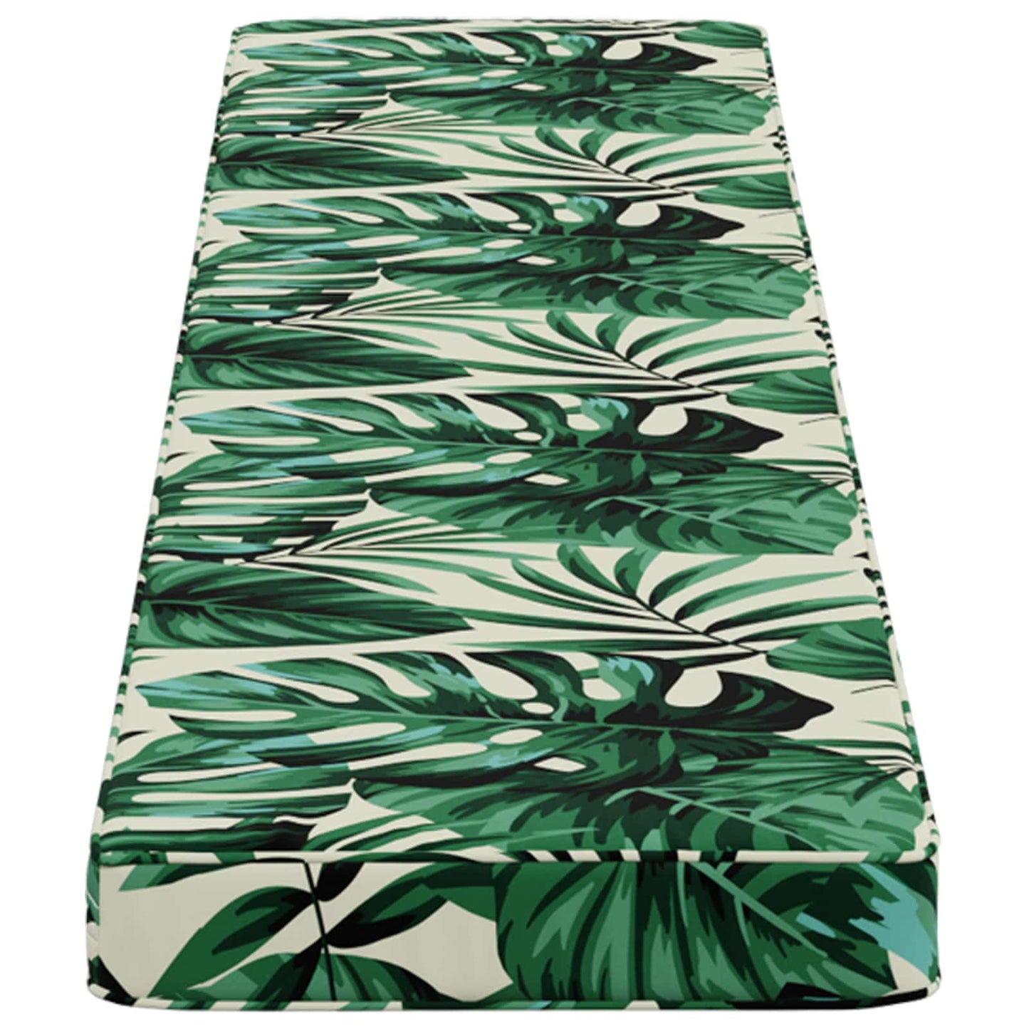 2-Piece Bench Cushions VUGHT 2 pcs 100% Polyester Leaf Pattern