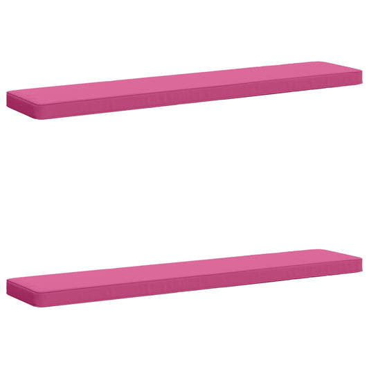 2-Piece Bench Cushions VUGHT 2 pcs 100% Polyester Pink