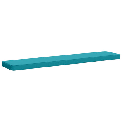 1-Piece Bench Cushion VUGHT 100% Polyester Turquoise
