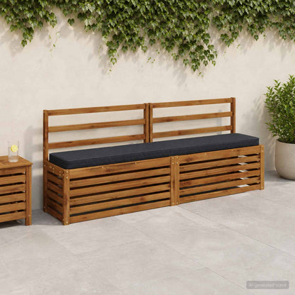 1-Piece Bench Cushion VUGHT 100% Polyester Dark Blue