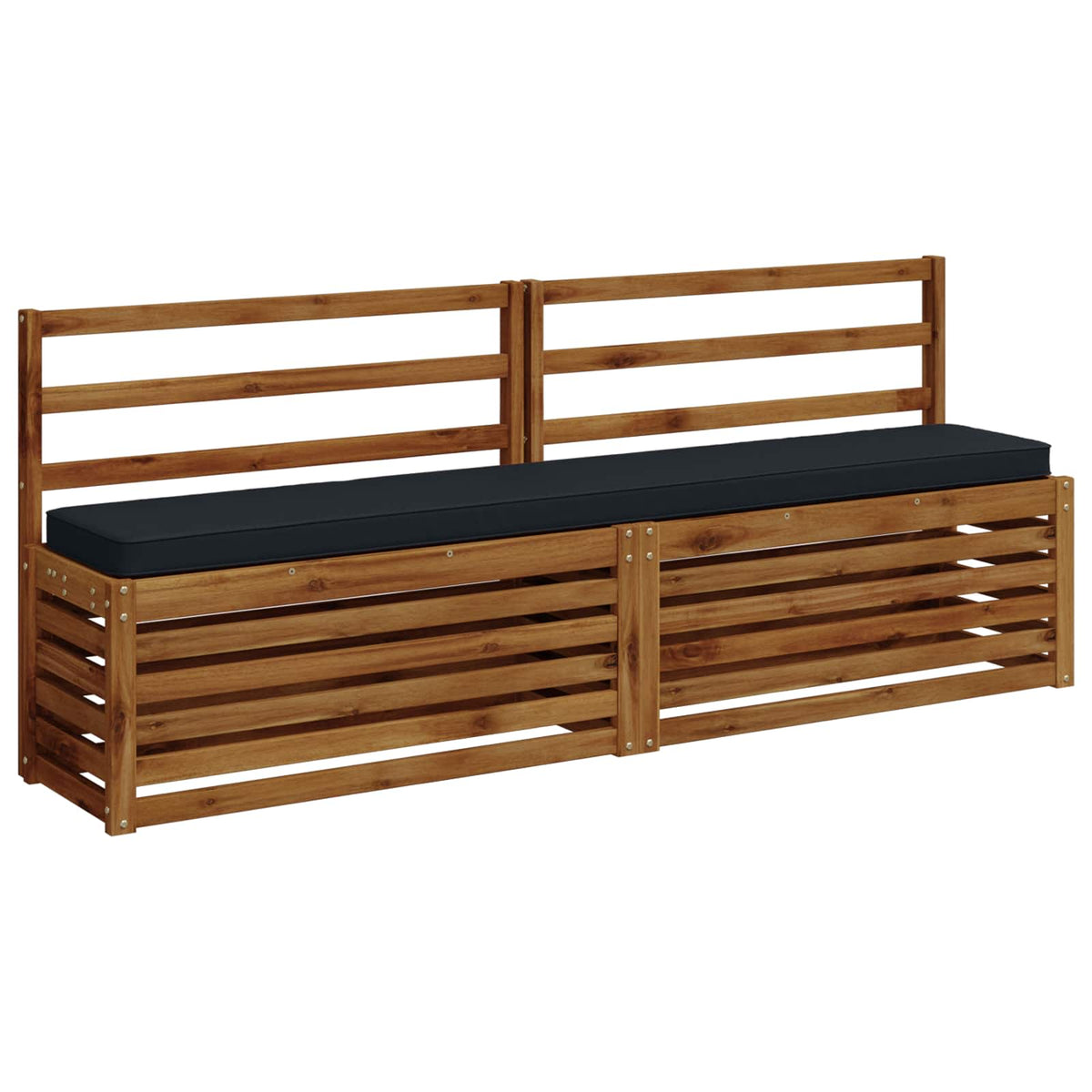 2-Piece Bench Cushions VUGHT 2 pcs 100% Polyester Dark Blue