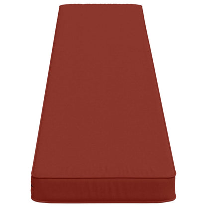 1-Piece Bench Cushion VUGHT 100% Polyester Red 170 x 30 x 5 cm