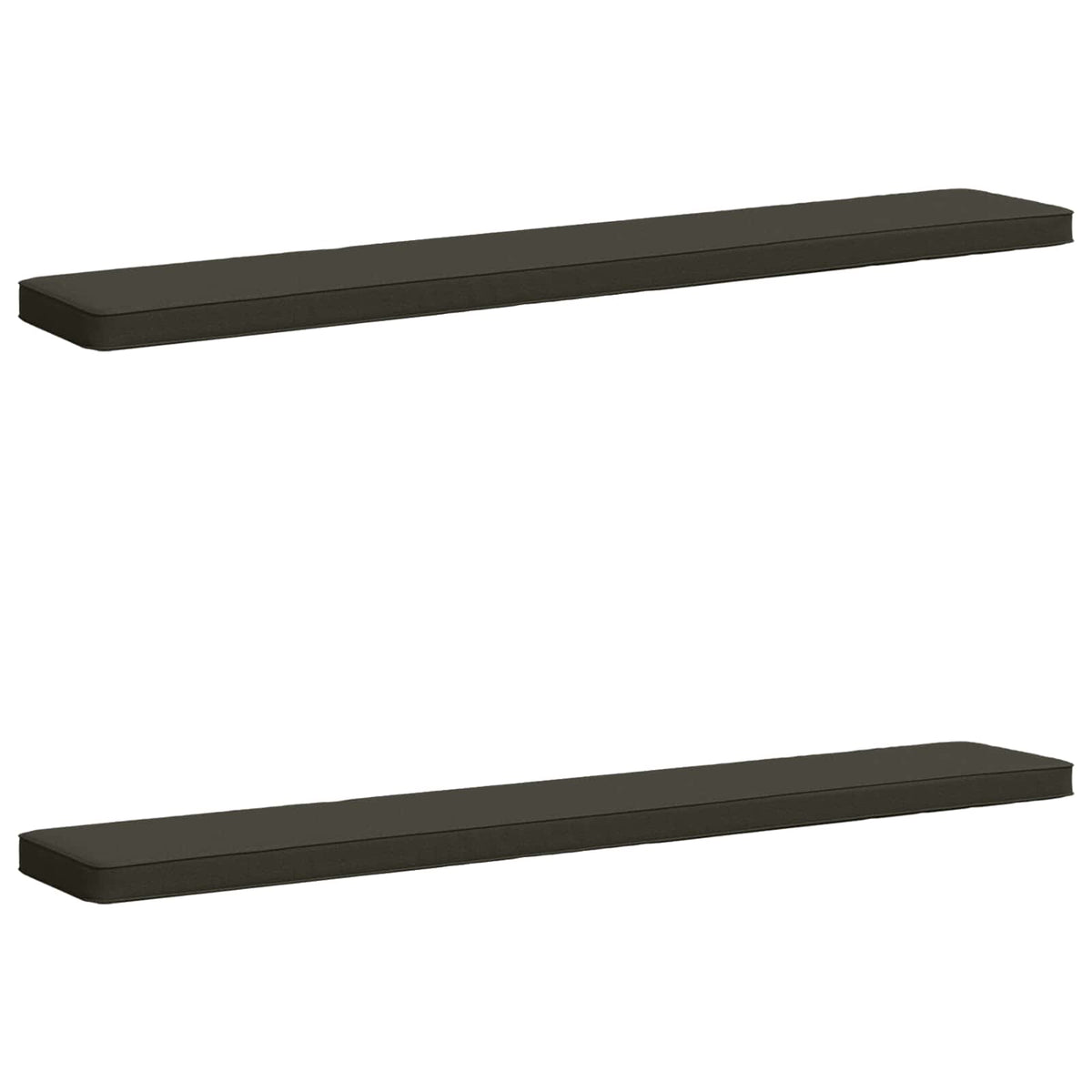 2-Piece Bench Cushions VUGHT 2 pcs 100% Polyester Anthracite